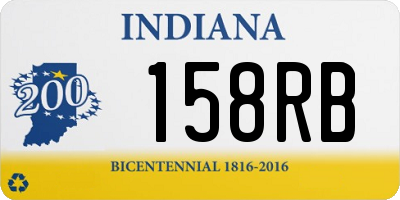 IN license plate 158RB