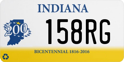 IN license plate 158RG