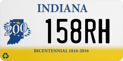 IN license plate 158RH