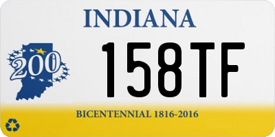 IN license plate 158TF