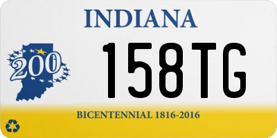 IN license plate 158TG