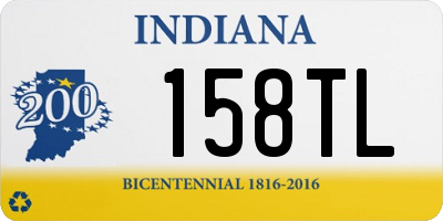 IN license plate 158TL