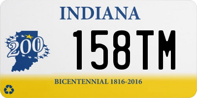 IN license plate 158TM