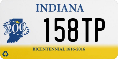 IN license plate 158TP