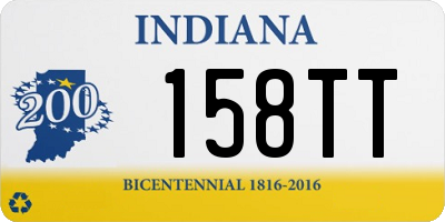 IN license plate 158TT