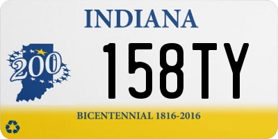 IN license plate 158TY