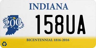 IN license plate 158UA