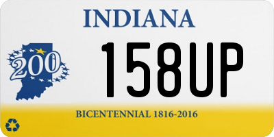 IN license plate 158UP