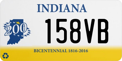 IN license plate 158VB