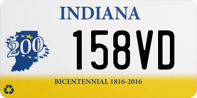 IN license plate 158VD