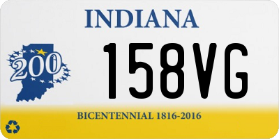 IN license plate 158VG