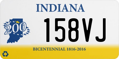 IN license plate 158VJ