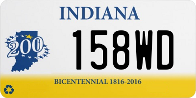 IN license plate 158WD