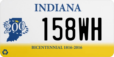 IN license plate 158WH