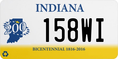 IN license plate 158WI