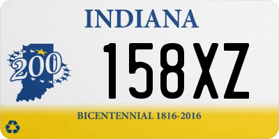 IN license plate 158XZ