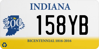 IN license plate 158YB