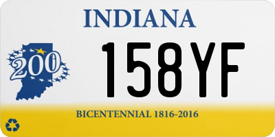 IN license plate 158YF