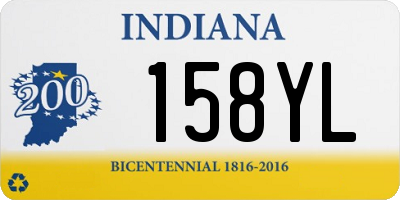 IN license plate 158YL