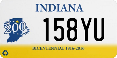 IN license plate 158YU