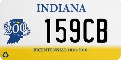 IN license plate 159CB