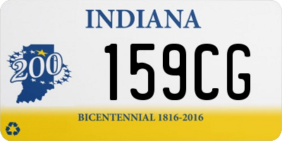 IN license plate 159CG