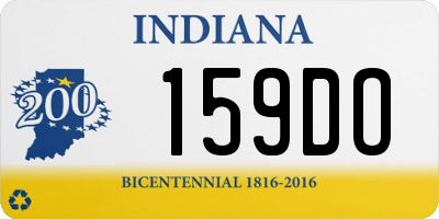 IN license plate 159DO