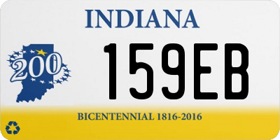 IN license plate 159EB