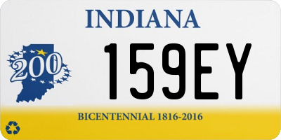 IN license plate 159EY