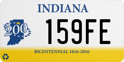 IN license plate 159FE