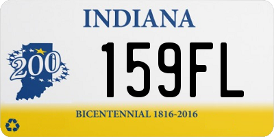 IN license plate 159FL