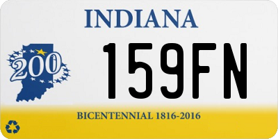 IN license plate 159FN