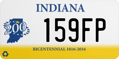 IN license plate 159FP