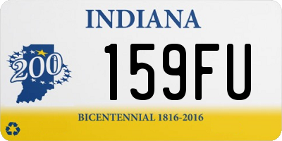 IN license plate 159FU