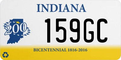 IN license plate 159GC