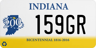 IN license plate 159GR