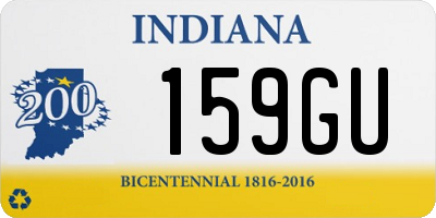 IN license plate 159GU