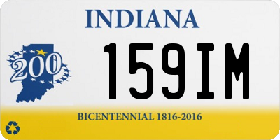 IN license plate 159IM
