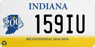 IN license plate 159IU