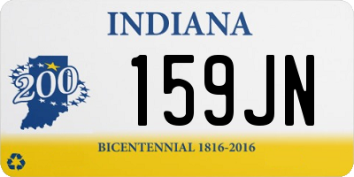 IN license plate 159JN