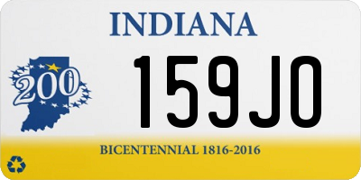 IN license plate 159JO