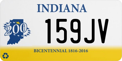 IN license plate 159JV