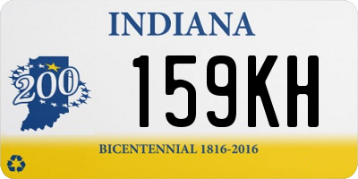 IN license plate 159KH