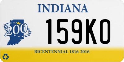 IN license plate 159KO