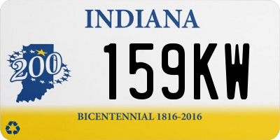 IN license plate 159KW