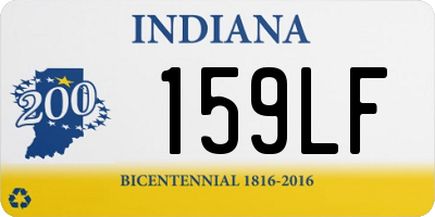 IN license plate 159LF