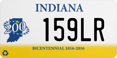 IN license plate 159LR