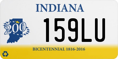 IN license plate 159LU