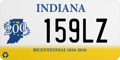 IN license plate 159LZ