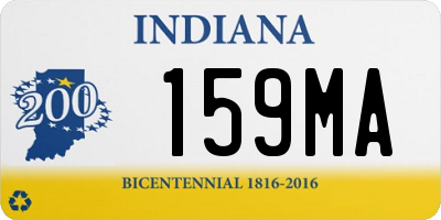 IN license plate 159MA